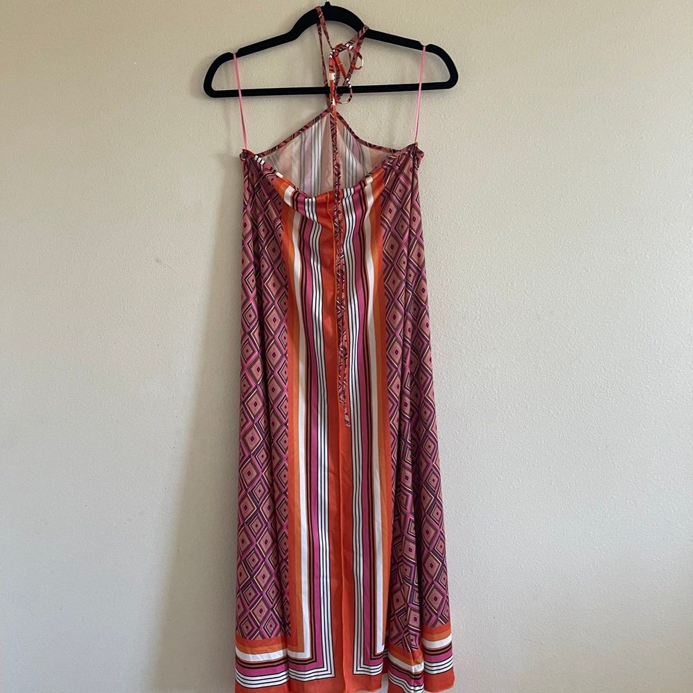 NWT Zara women’s halter dress red pink size small - Picture 4 of 5